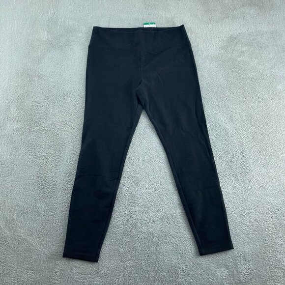 Max & Mia High Waist Black French Terry Leggings XL NWT 5320 - Picture 1 of 10